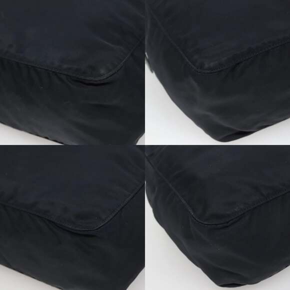 PRADA Hand Bag Nylon Navy Silver - Picture 10 of 12